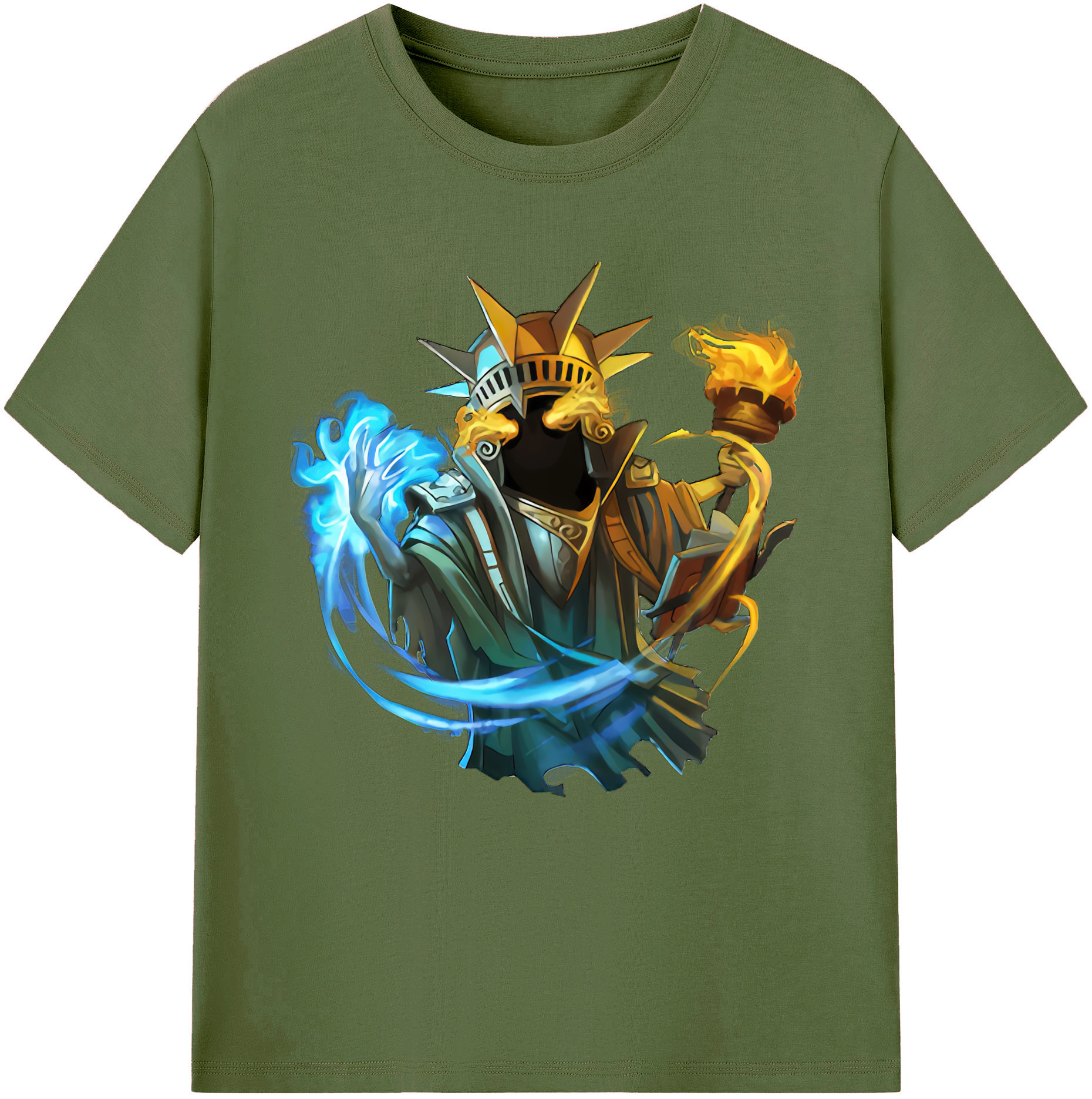 リーグ・オブ・レジェンド League of Legends LOL 綿100％半袖Tシャツ（フロントプリント）